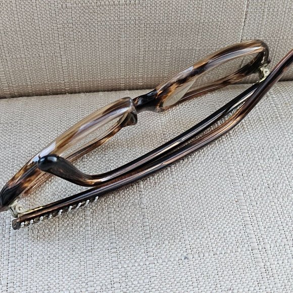 ESI-SHERIL-DECOR Vintage Eyeglasses Frame Women Brown Glasses 48[]20 - Picture 5 of 11